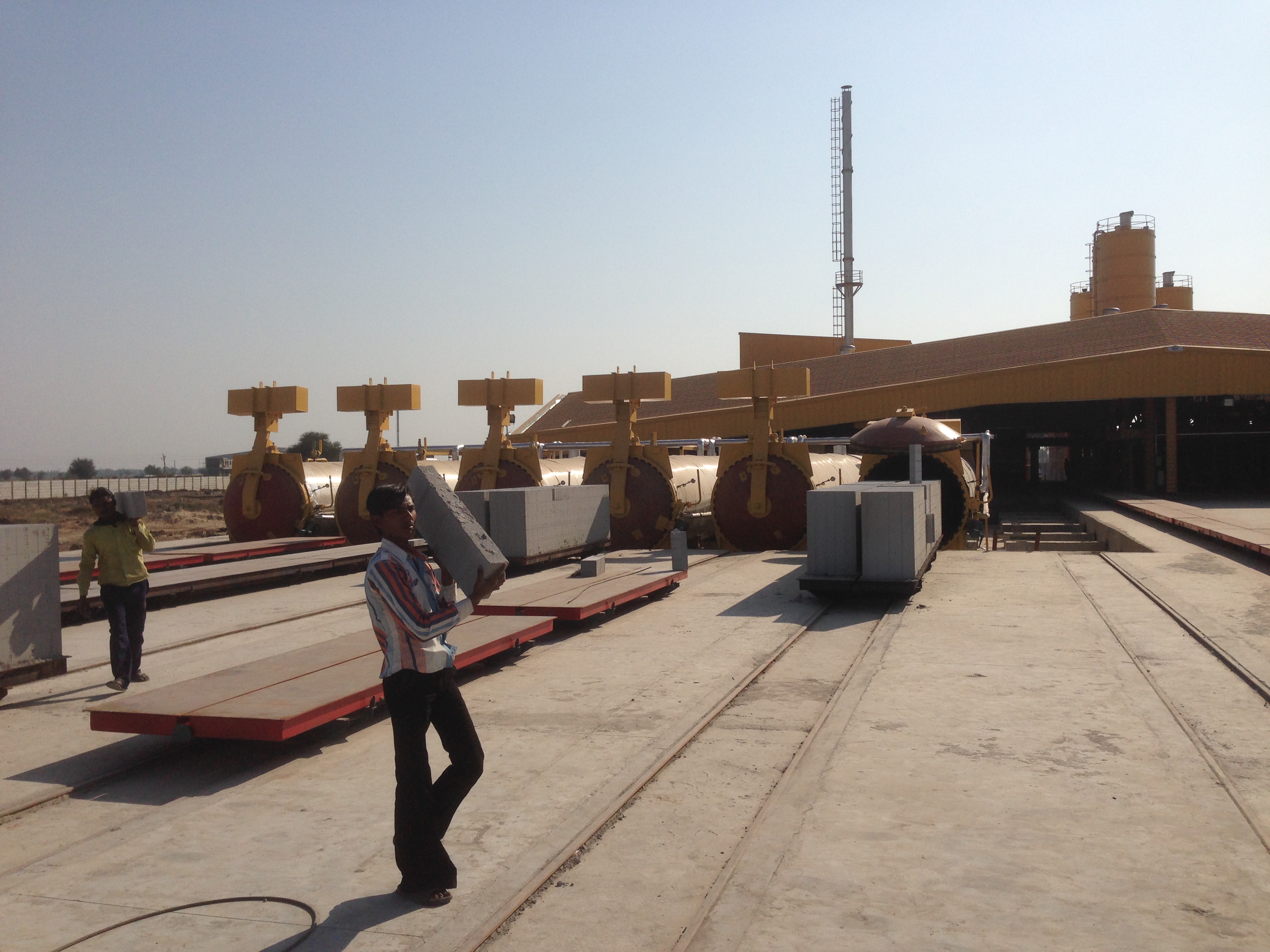 India autoclaved project for aac block production