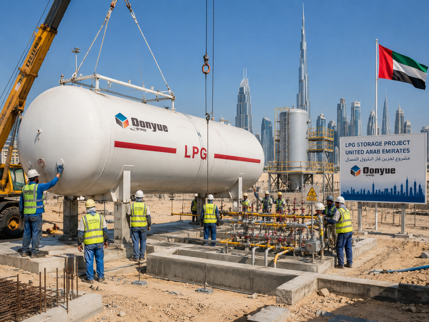 UAE Enterprise Purchases LPG Storage Tanks from Our Company